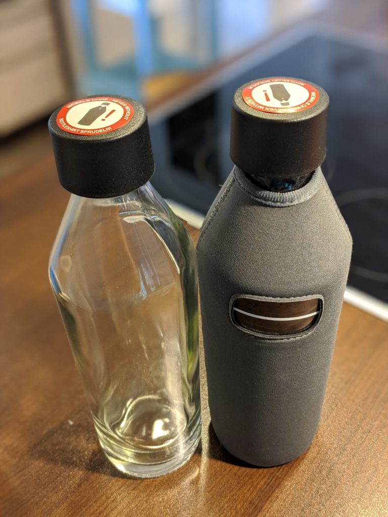 SodaStream Wassersprudler alternative Glasflasche